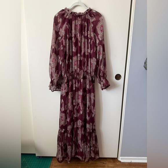 Zara Boho Paisley maxi dress size M - Picture 7 of 7